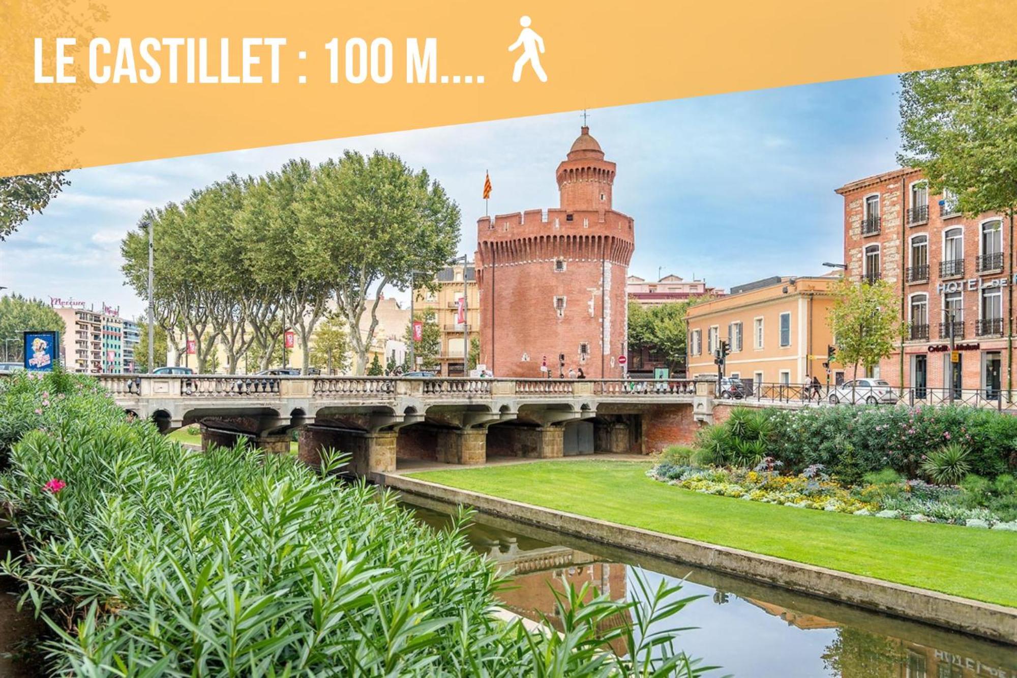 Les Suites Du Castillet Perpignan Bagian luar foto